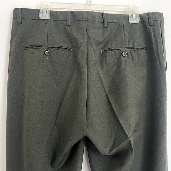 J Lindeberg Gray Slim Fit Wool Dress Pants (36) - Picture 2 of 6